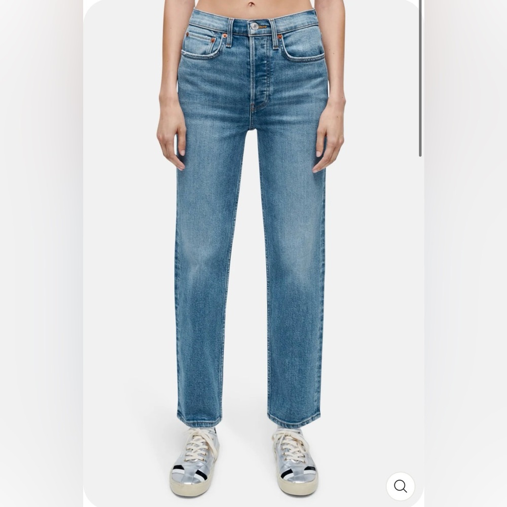 Re/done denim 70's Stovepipe Jean's size 28, no tags, but never worn